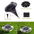 Solar Powered Led Light Disk Ground Light